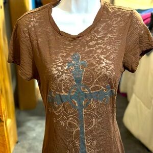 Cross themed T-shirt